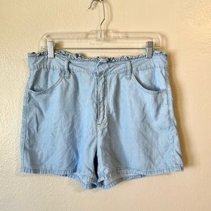 Kancan Chambray Lyocell Soft Shorts size XL